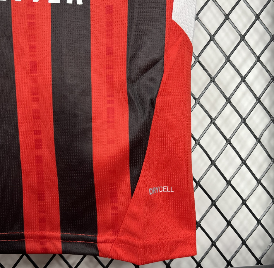 2024-2025AC Milan Club Kids Home Football Shirt 1:1 China Quality