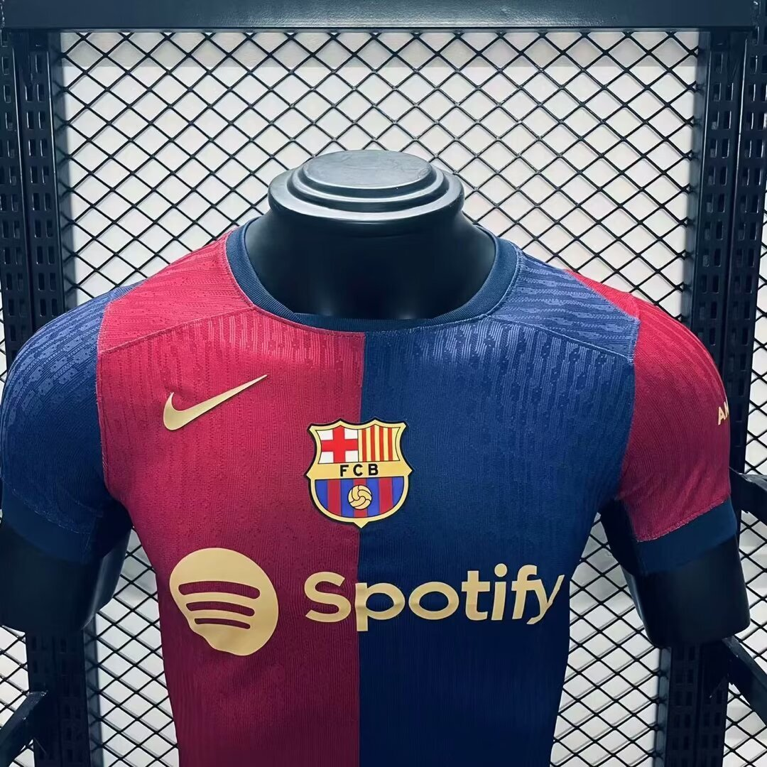 2024-2025 Barcelona Club Home Football jersey Player edition1:1  China Quality