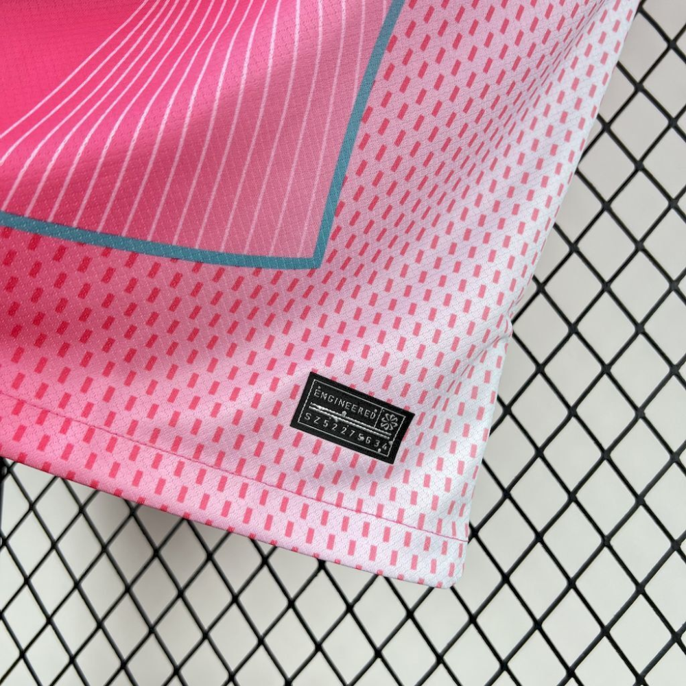 2025-2026 Barcelona Club pink special edition Football jersey Fan edition 1:1 China Quality