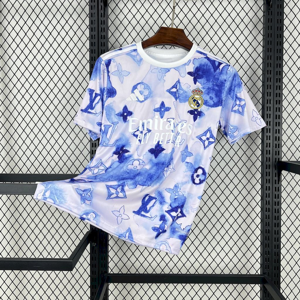 2025-2026 Real Madrid Club Football Louis Vuitton Joint Edition Jersey Fan edition 1:1 China Quality