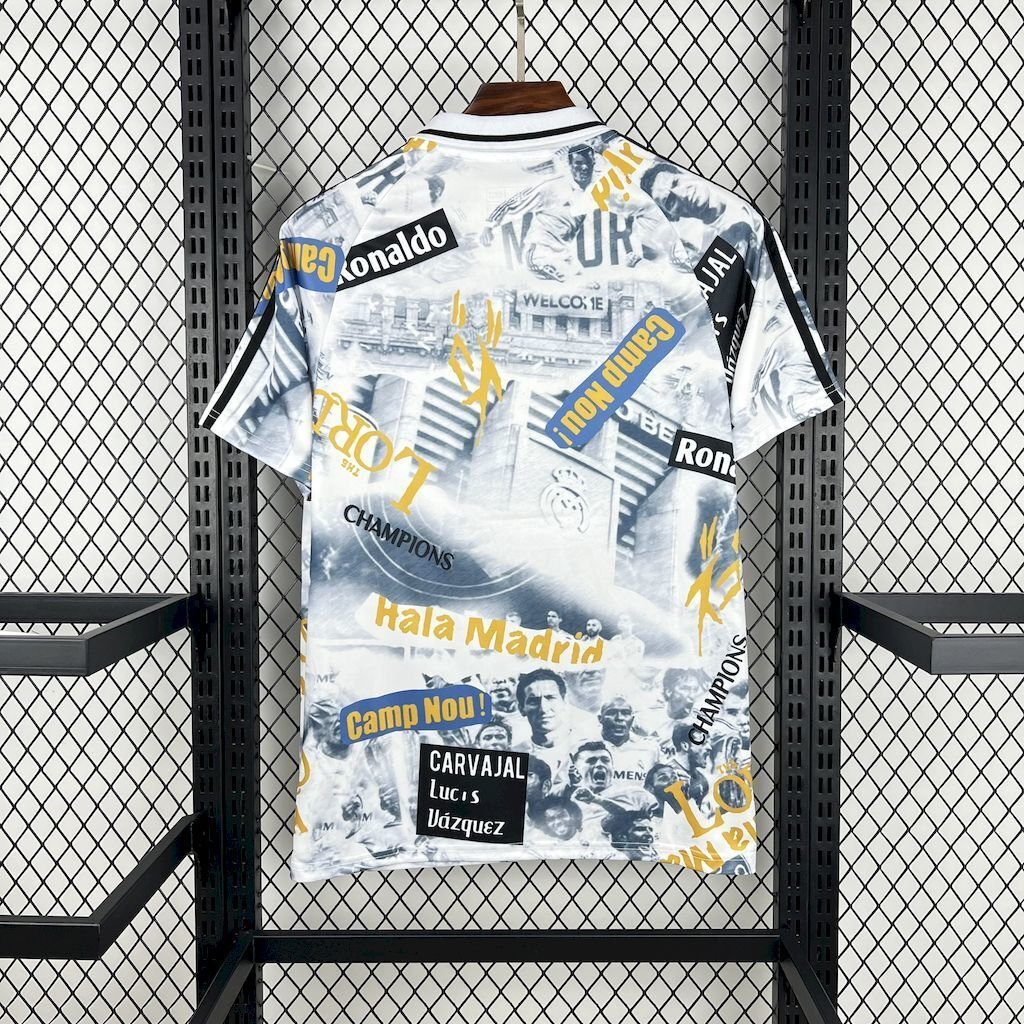 2025-2026 Real Madrid Club Football Glory Graffiti Board Jersey Fan edition 1:1 China Quality