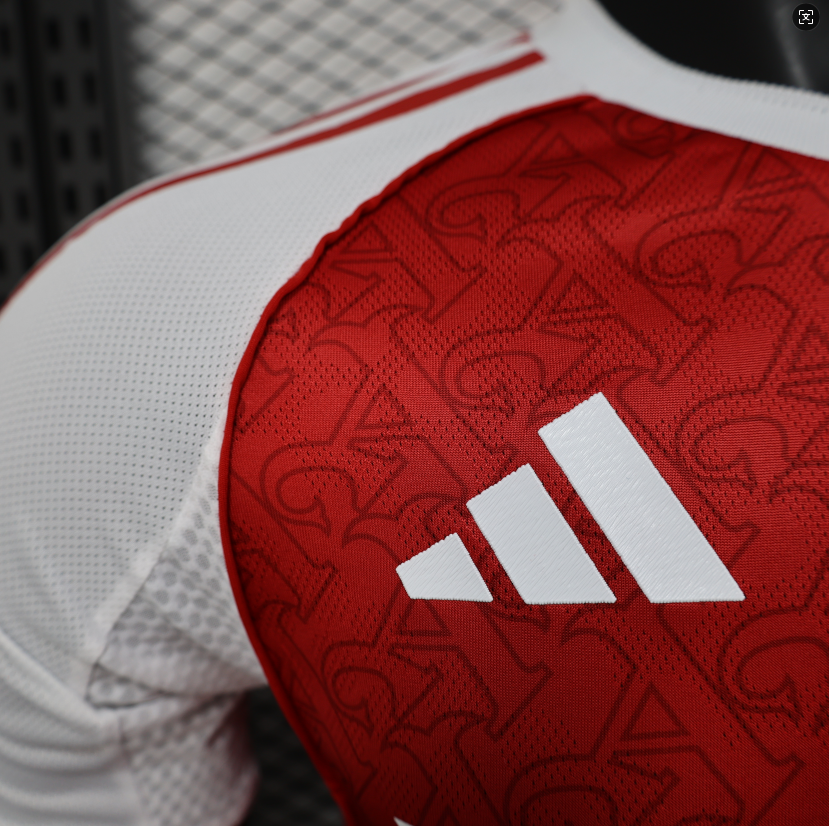 2025-2026 Arsenal Club Home Football Jersey Player Version 1:1 China Quality