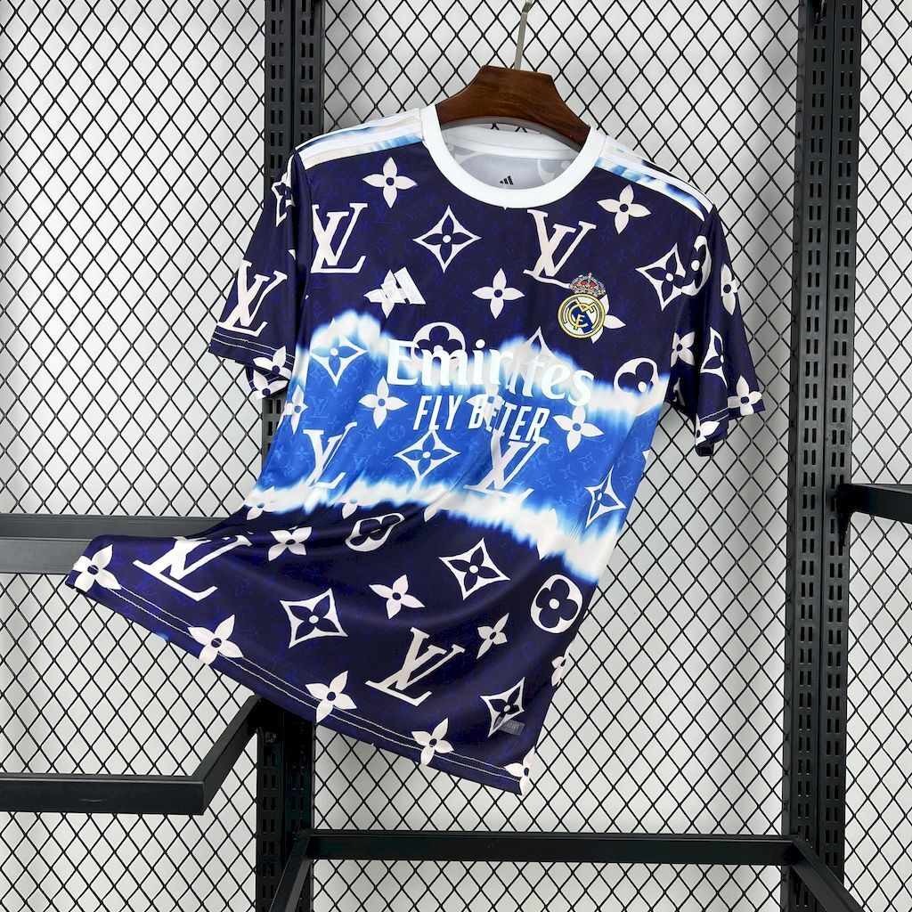 2025-2026 Real Madrid Club Football Louis Vuitton Joint Edition Jersey Fan edition 1:1 China Quality