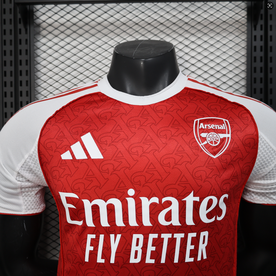 2025-2026 Arsenal Club Home Football Jersey Player Version 1:1 China Quality