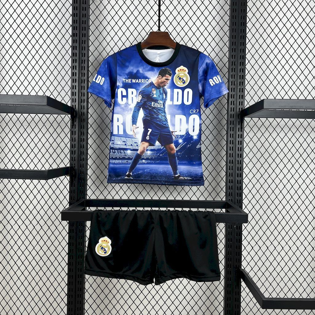 2025-2026 Real Madrid Club Football Ronaldo Kids Kit1:1 China Quality