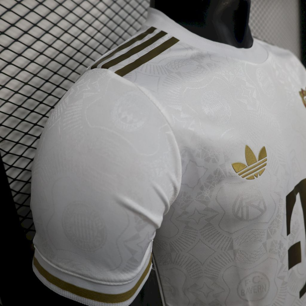 2024-2025 Bayern Munich Club 125 Anniversary White Football Jersey Player Version 1:1 China Quality