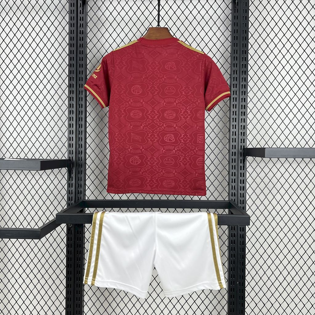 2024-2025 Bayern Munich Club 125 Anniversary Kids Football Jersey Fan edition 1:1 China Quality