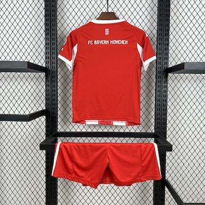 2025-2026 Bayern Munich Club Home Kids Football Jersey Fan    