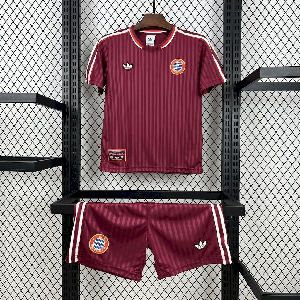 2025-2026 Bayern Munich Club Terrace Icons Kids Football Jersey Fan edition 1:1 China Quality