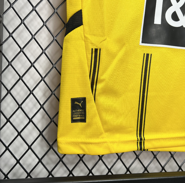 2024-2025 Borussia Dortmund Club Home Kids Football Jersey Fan edition 1:1  China Quality