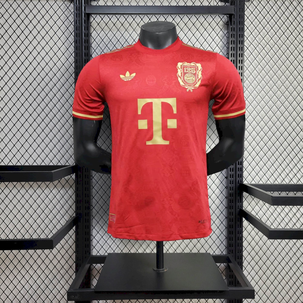 2025-2026 Bayern Munich Club 125th Anniversary Football Jersey Player Version 1:1 China Quality