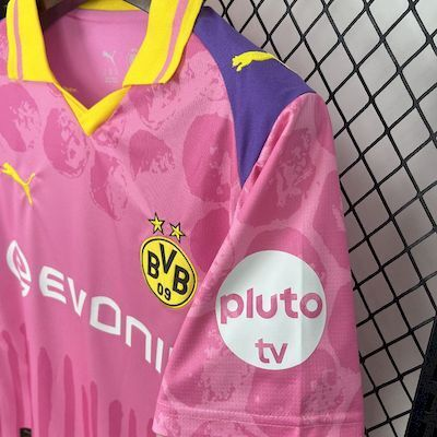 2025-2026 Borussia Dortmund Club Pink Special Football Jersey Fan     