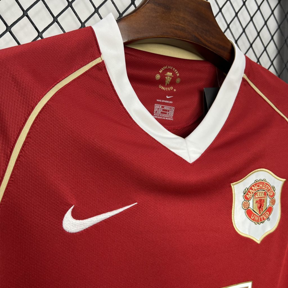 2006-2007 Retro Manchester United Club Home Retro Jersey Football Shirt 1:1 China Quality