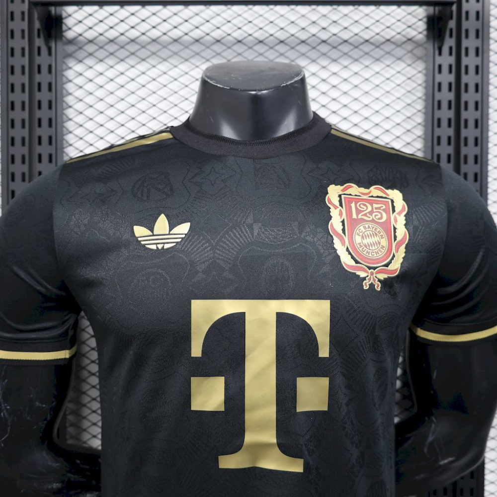 2024-2025 Bayern Munich Club 125 Anniversary Black Football Jersey Player Version 1:1 China Quality