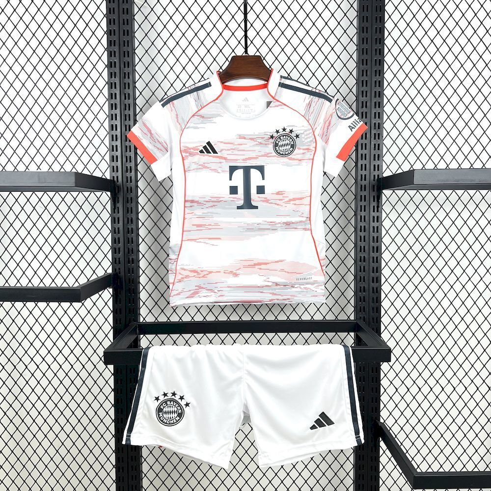 2025-2026 Bayern Munich Club Away Kids Football Jersey Fan edition 1:1 China Quality