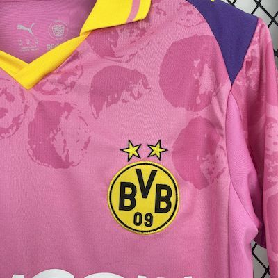 2025-2026 Borussia Dortmund Club Pink Special Football Jersey Fan     