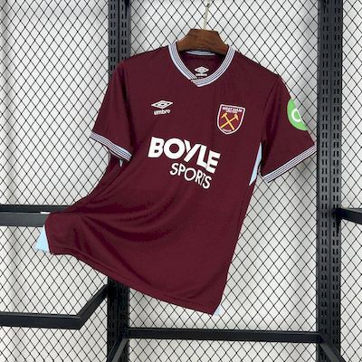 2025-2026 West Ham Club Home Football Jersey Fan     