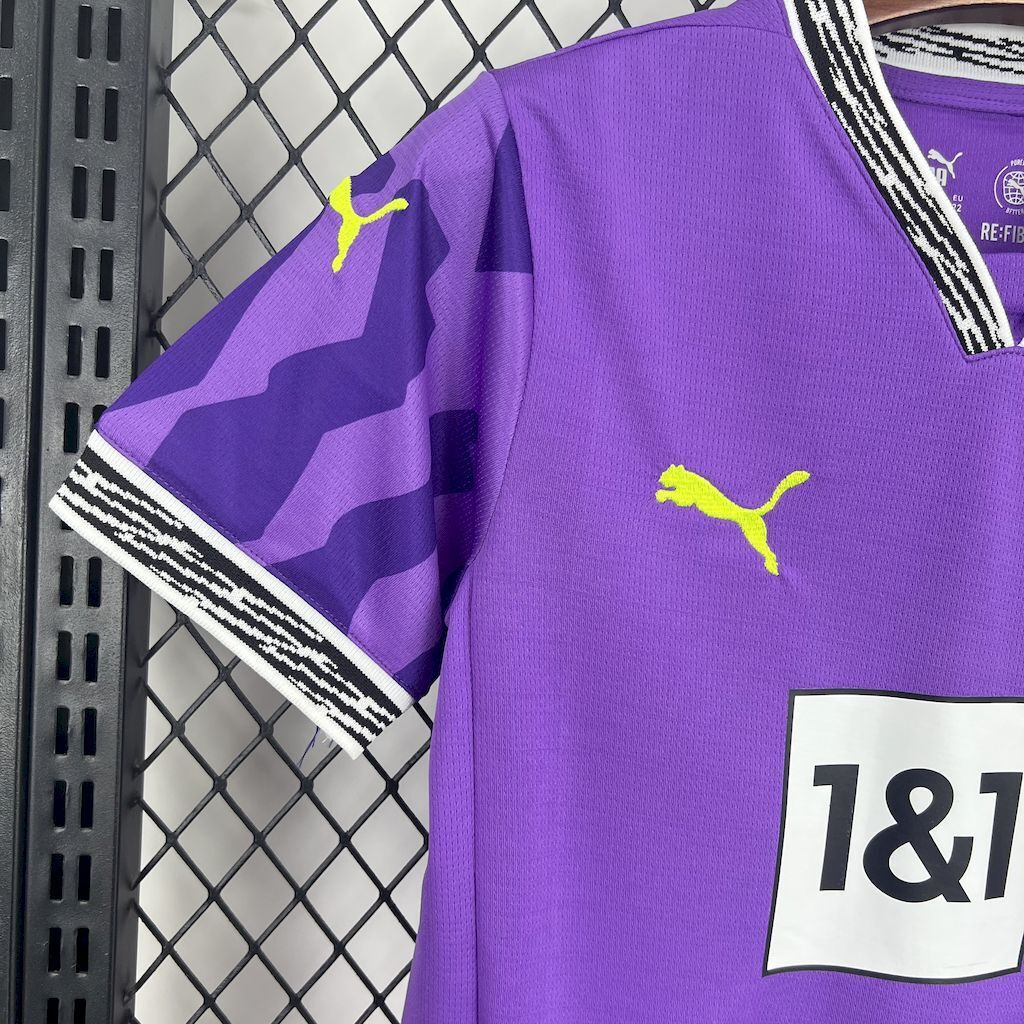 2024-2025 Borussia Dortmund Club Goalkeeper Special Kids Football Jersey Fan edition 1:1  China Quality