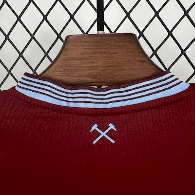 2025-2026 West Ham Club Home Kids Football Jersey Fan     