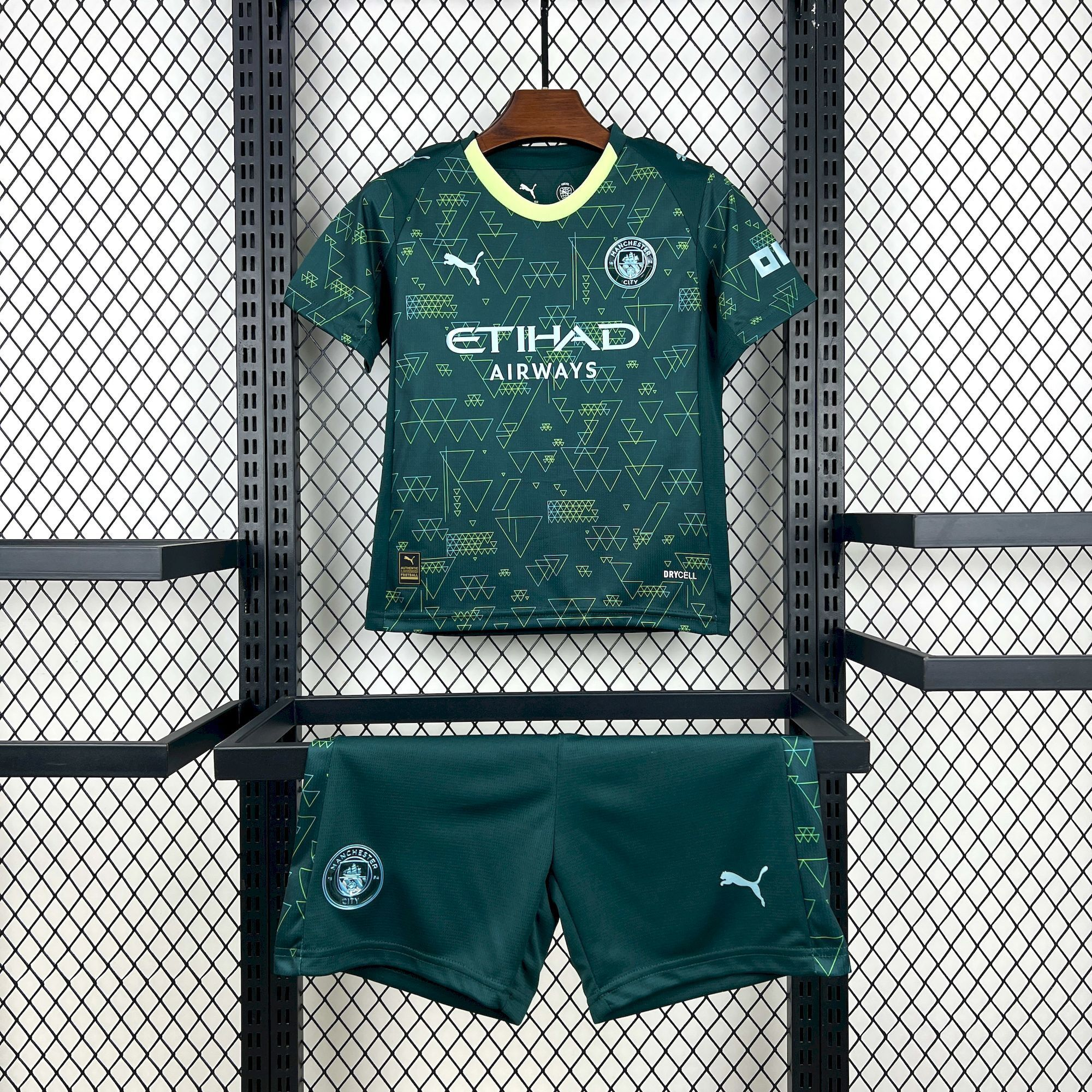 2025-2026 KIDS Manchester City Club Third Away  Football Shirt 1:1 China Quality