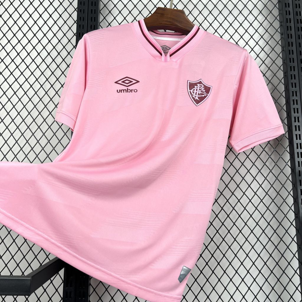2024-2025 Fluminense Club Pink October Football Jersey Fan edition 1:1  China Quality