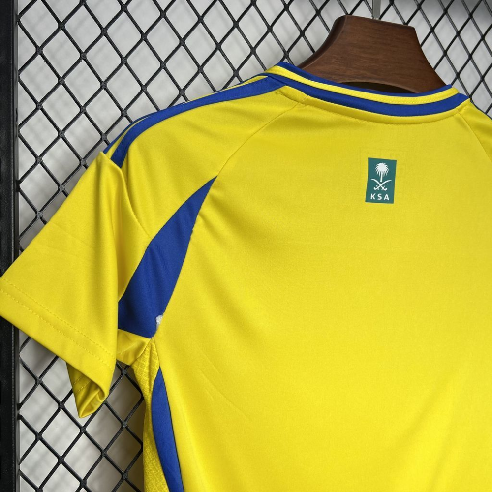 2024-2025 Al Nassr Club Home Kids Football Jersey Fan edition 1:1 China Quality