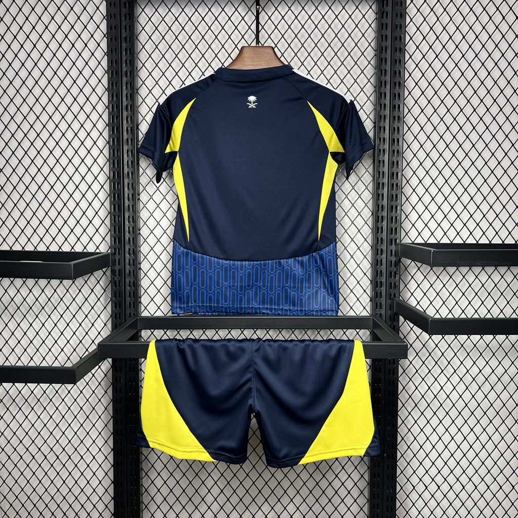 2024-2025 Al Nassr Club Away Kids Football Jersey Fan edition 1:1 China Quality