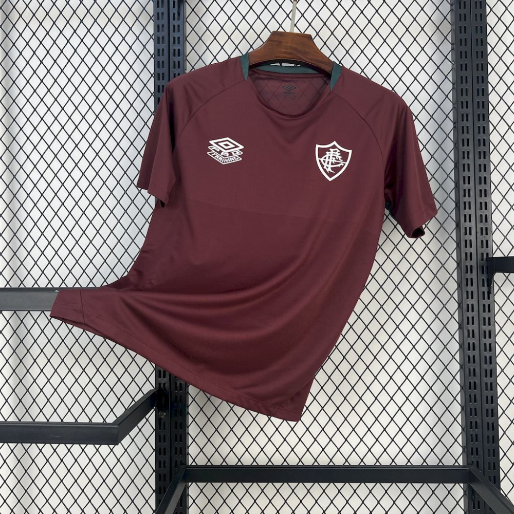 2025-2026 Fluminense Club Maroon pre-race training Football Jersey Fan edition 1:1  China Quality