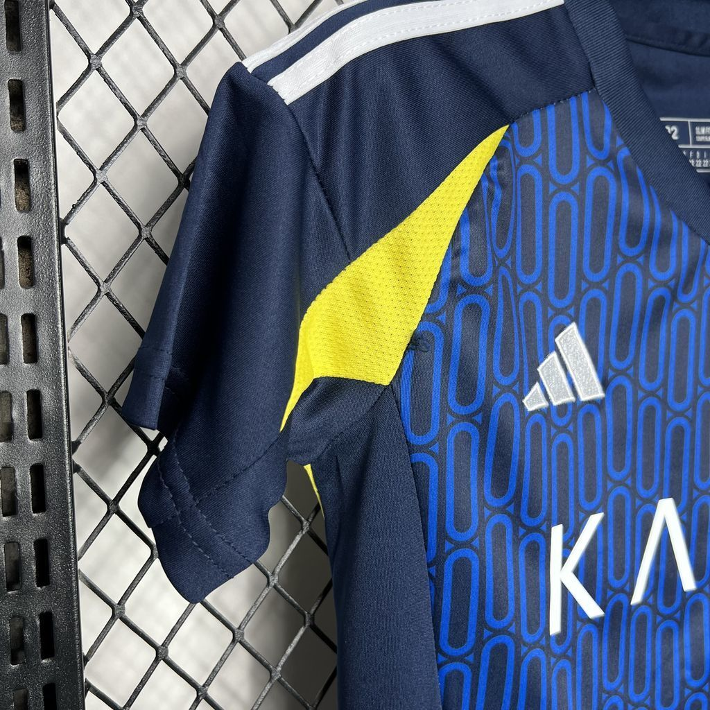 2024-2025 Al Nassr Club Away Kids Football Jersey Fan edition 1:1 China Quality