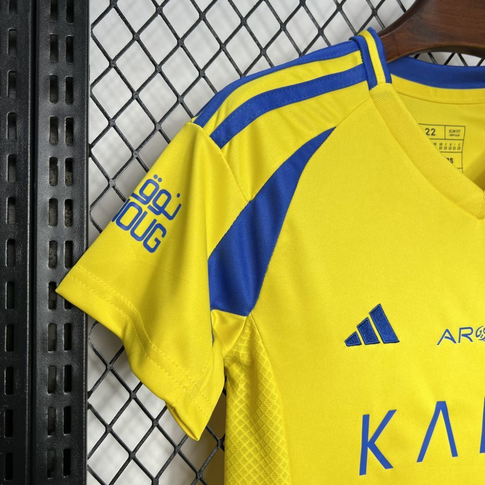 2024-2025 Al Nassr Club Home Kids Football Jersey Fan edition 1:1 China Quality