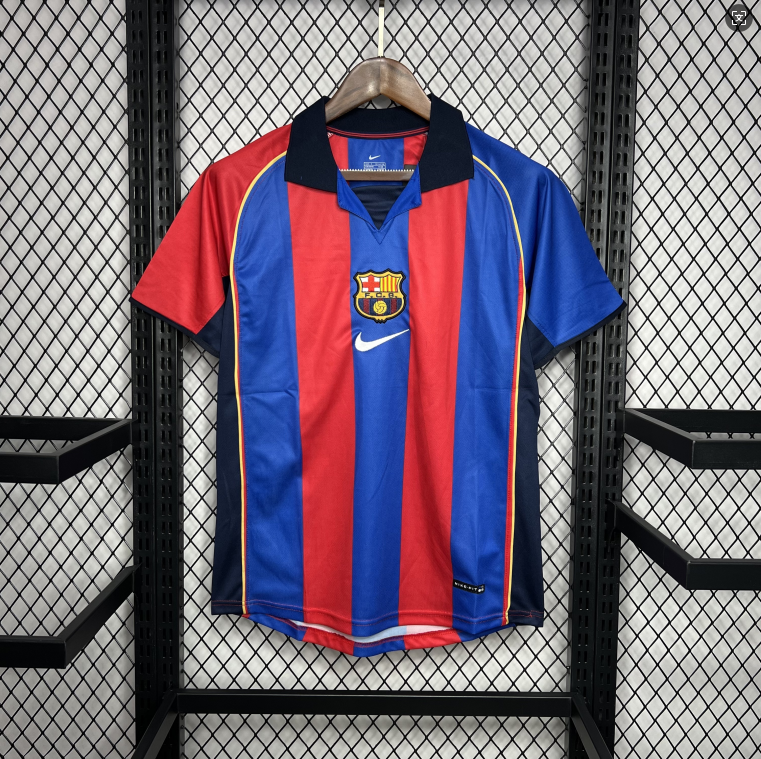 2001-2002 Barcelona  Away Retro Jersey 1:1 China Quality