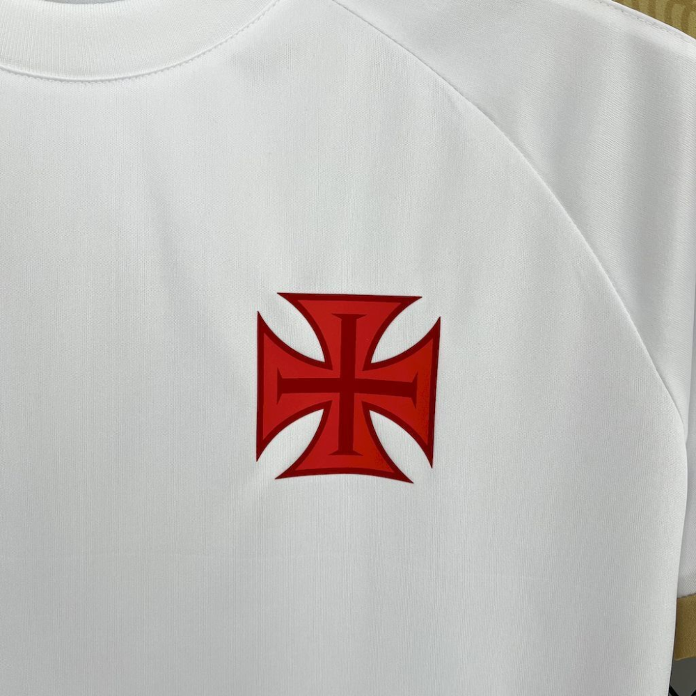 2025-2026 Vasco da Gama Club Supporter White Gold Jersey Fan version 1:1 China Quality