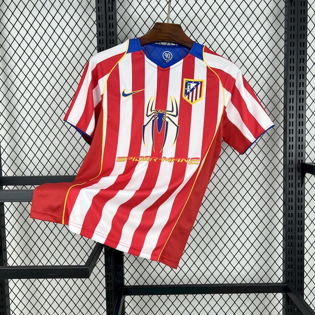 2004-2005 Atletico Madrid Retro Home Retro Jersey 1:1 China Quality