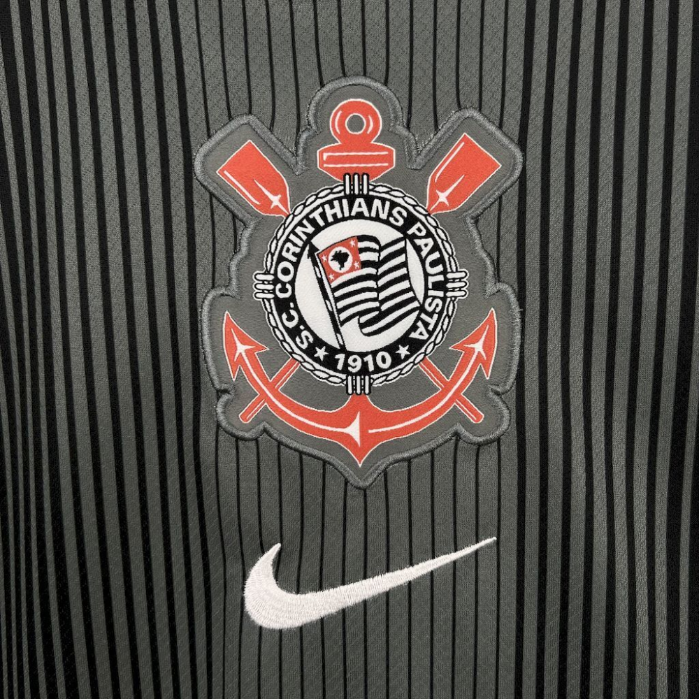 2025-2026 Corinthians Club Black goalkeeper Jersey Fan edition 1:1 China Quality