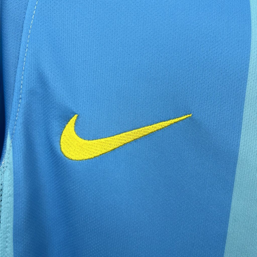 2007-2008 Barcelona  Away Retro Jersey   