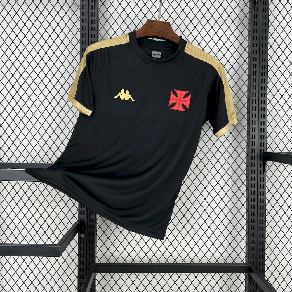 2025-2026 Vasco da Gama Club Supporter Black Gold Jersey Fan version 1:1 China Quality