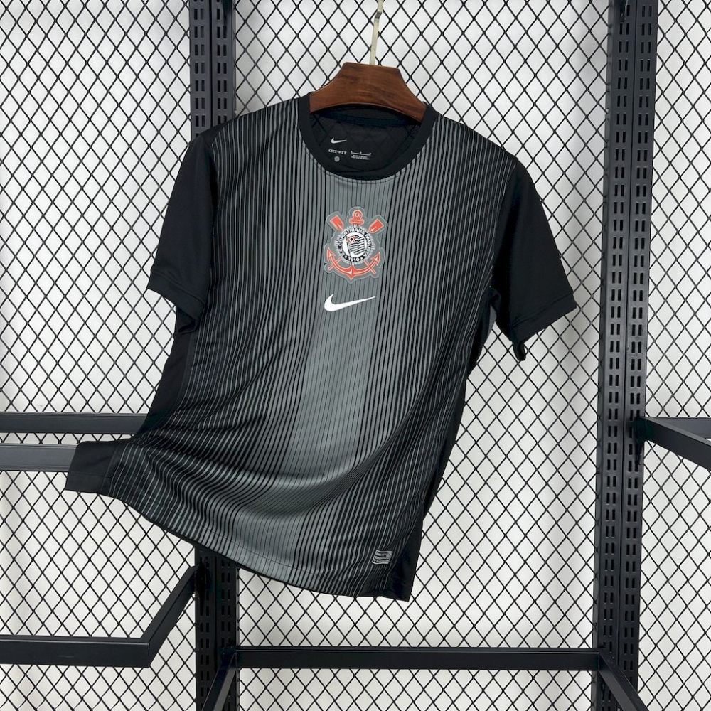 2025-2026 Corinthians Club Black goalkeeper Jersey Fan edition 1:1 China Quality