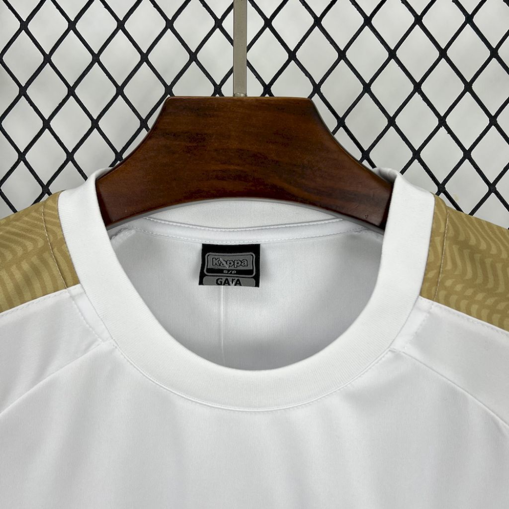 2025-2026 Vasco da Gama Club Supporter White Gold Jersey Fan version 1:1 China Quality