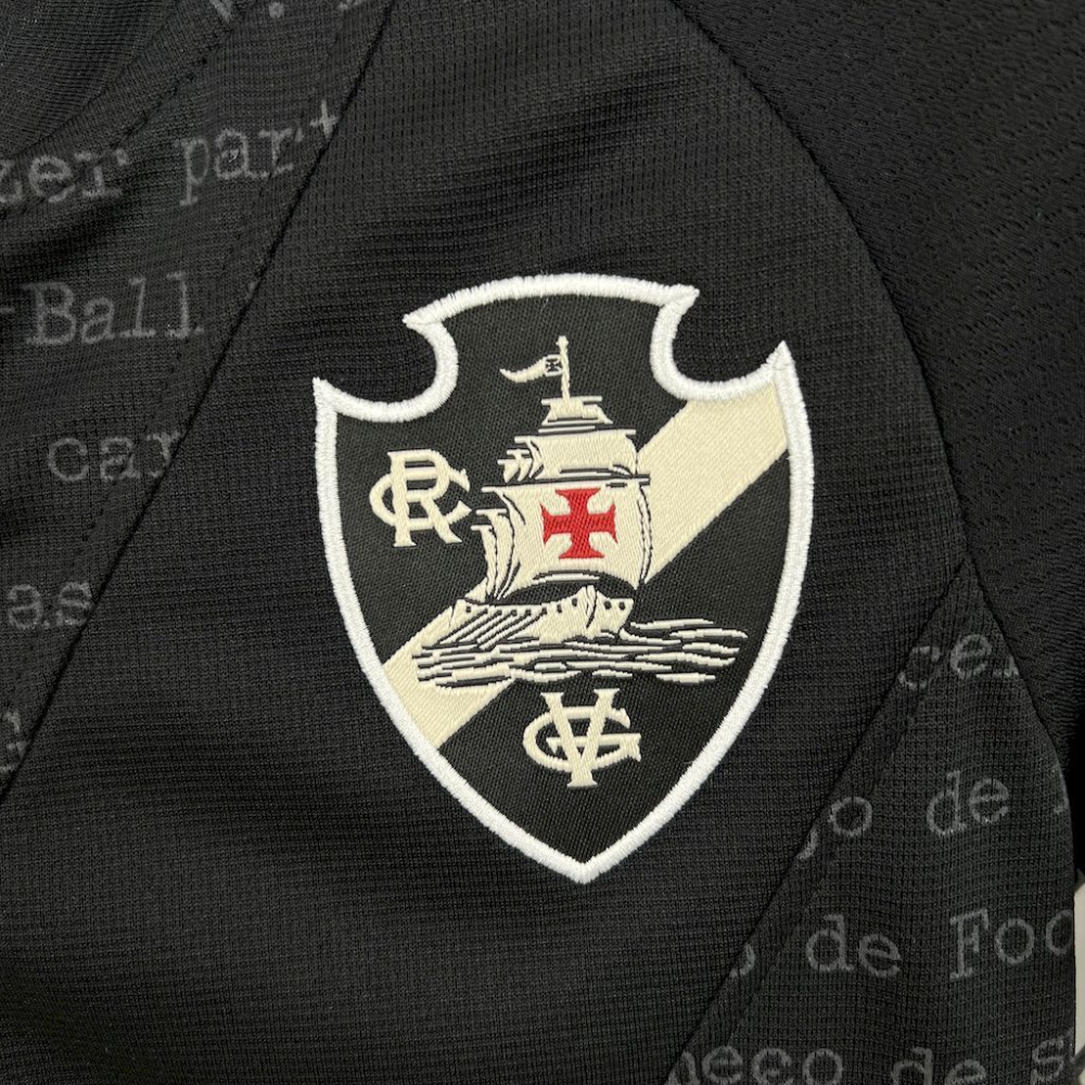 2024-2025 Vasco da Gama Club Black Kids Kit Jersey Fan version 1:1 China Quality