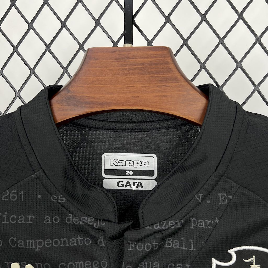 2024-2025 Vasco da Gama Club Black Kids Kit Jersey Fan version 1:1 China Quality