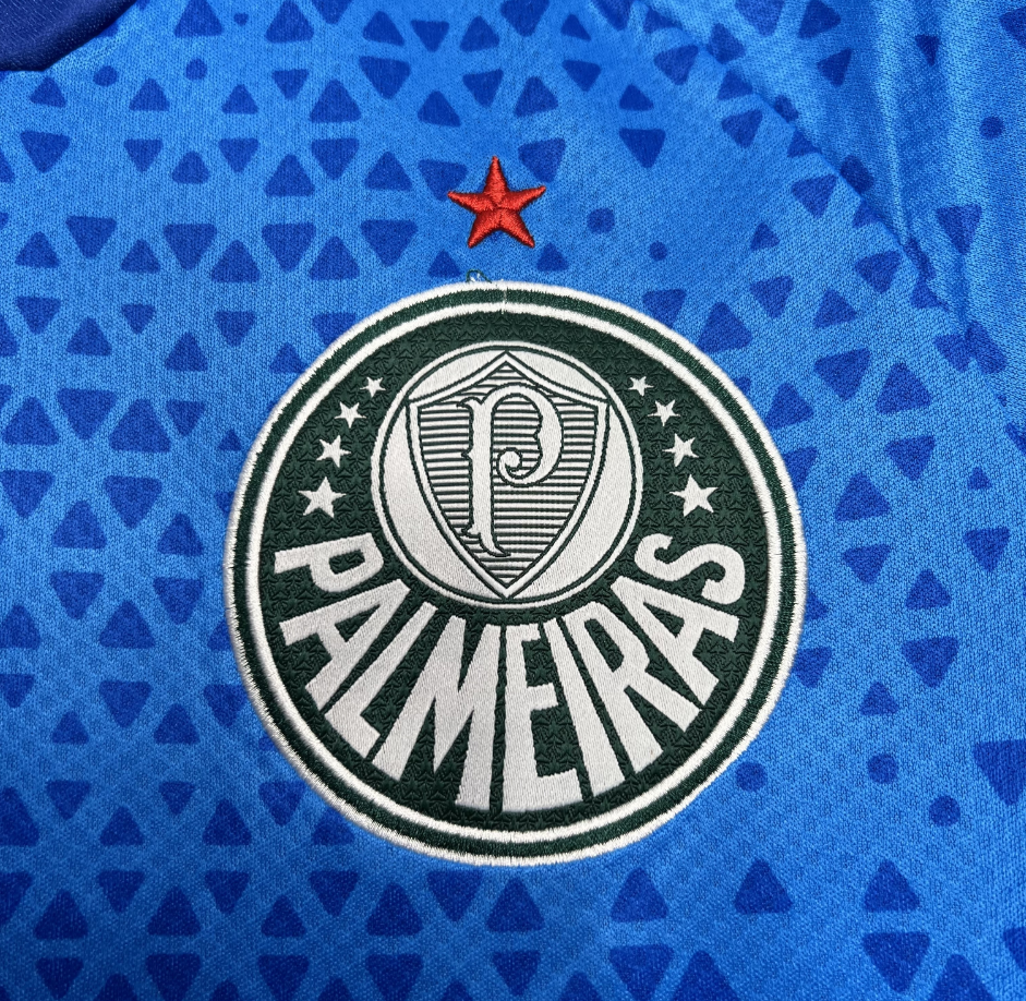 2024-2025 Palmeiras Club Blue Goalkeeper Jersey Fan version 1:1 China Quality