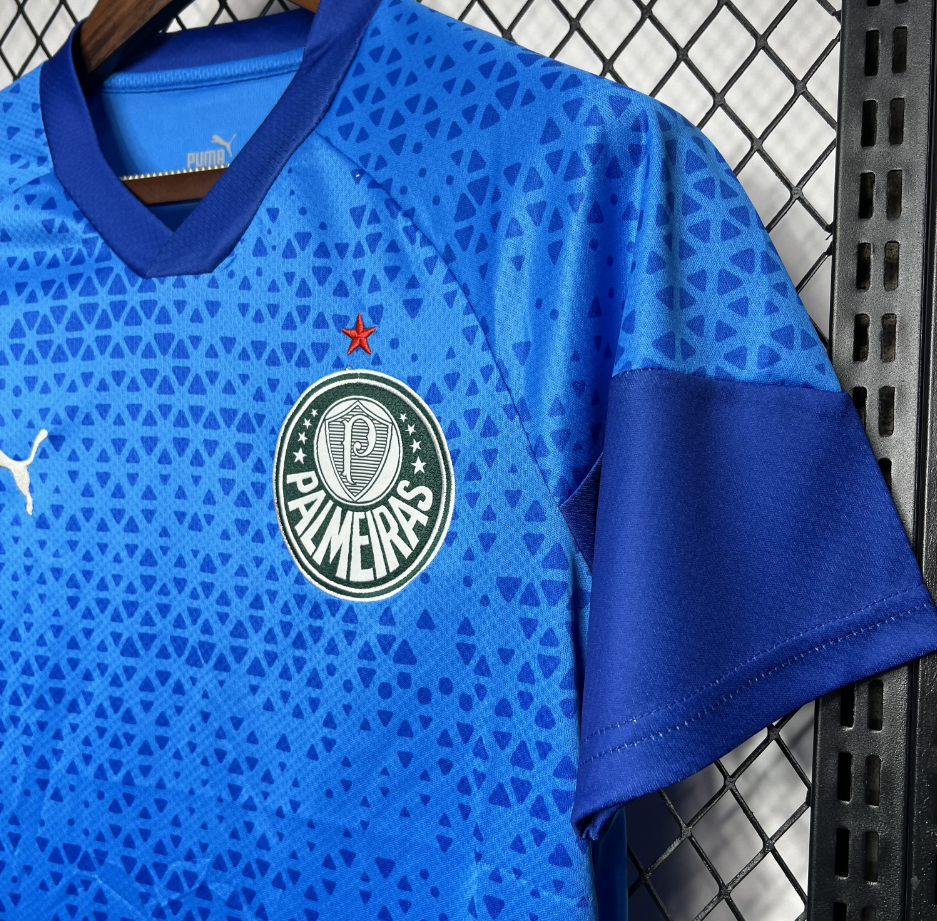 2024-2025 Palmeiras Club Blue Goalkeeper Jersey Fan version 1:1 China Quality