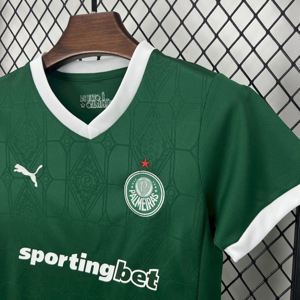 2024-2025 Palmeiras Club Kids Kit Home Jersey Fan version 1:1 China Quality