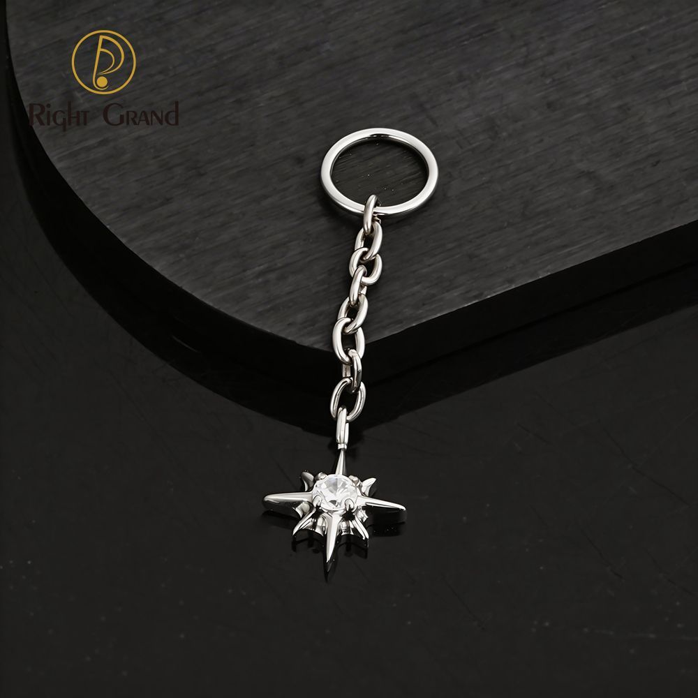 Right Grand ASTM F136 Titanium Starlight Drop Ring Charm for Ear Lobe Dangle Hoop Huggie Earrings