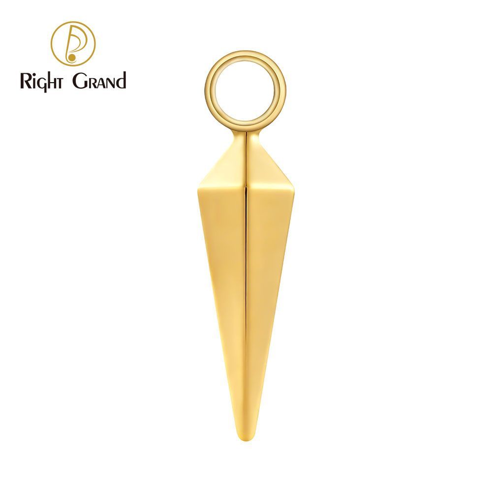 Right Grand Titanium Awl Ring Charm for Ear Lobe Dangle Hoop Huggie Earrings