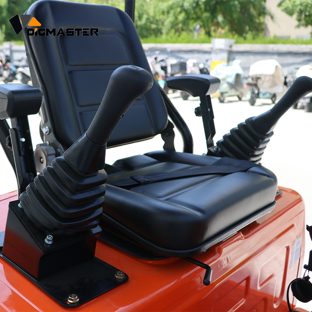FREE SHIPPING 1 Ton Upgrade Small Mini Excavator Kuboat Engine Compact Digger Excavators with Side Swing Boom for North America