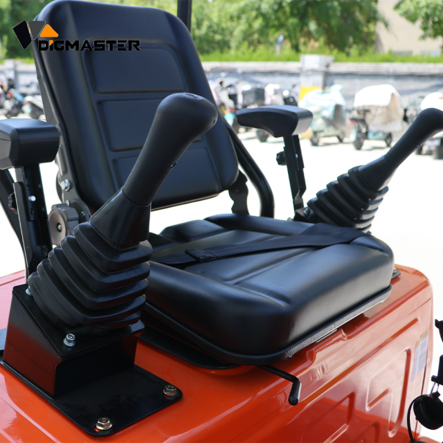 FREE SHIPPING 1 Ton Upgrade Small Mini Excavator Kuboat Engine Compact Digger Excavators with Side Swing Boom for North America