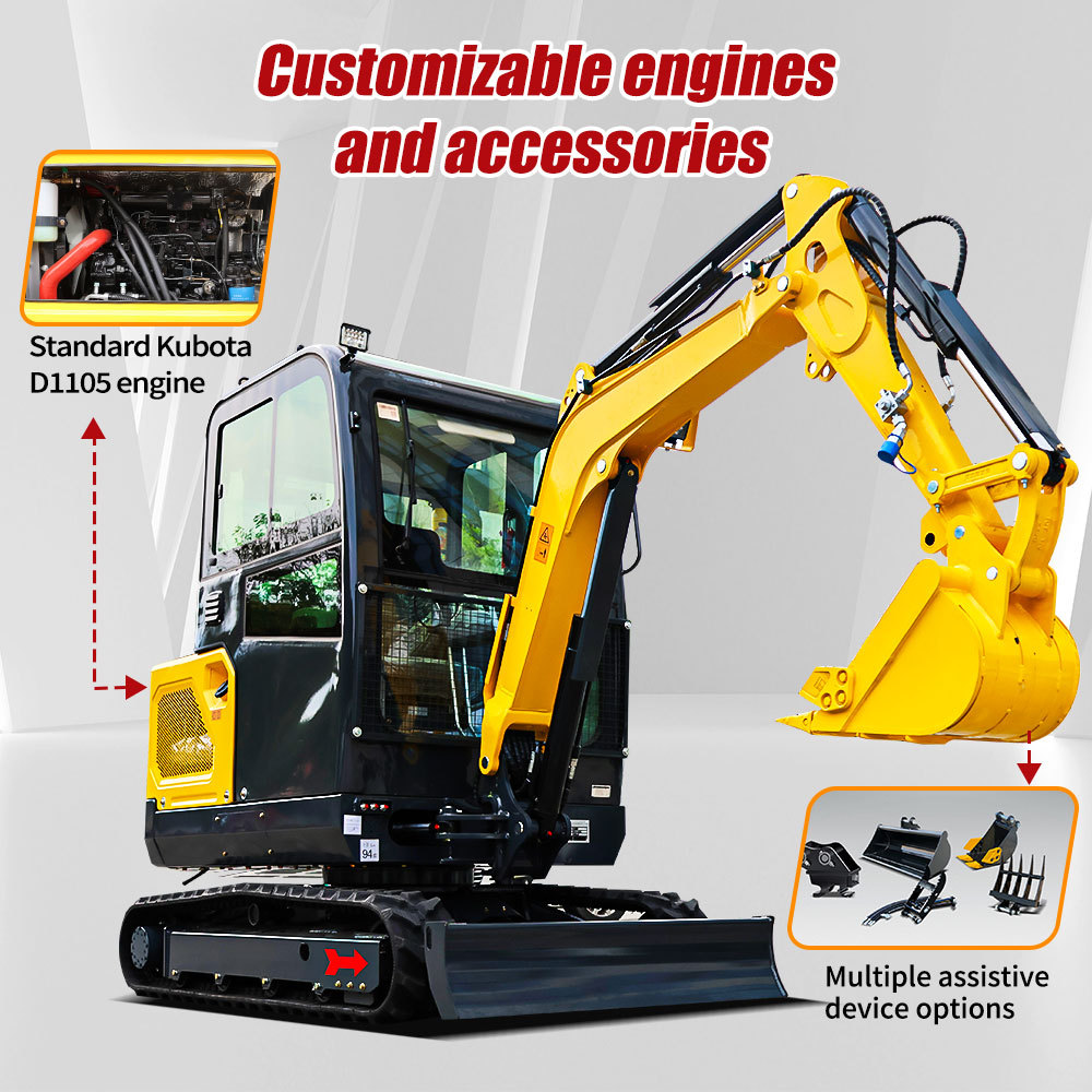 Free Shipping Mini Excavator CE Euro 5 EPA Kubota Engine Small Digger 3 Ton Crawler Excavators for Landscaping Construction,MY SHOP,Free Shipping Mini Excavator CE Euro 5 EPA Kubota Engine Small Digger 3 Ton Crawler Excavators for Landscaping Construction