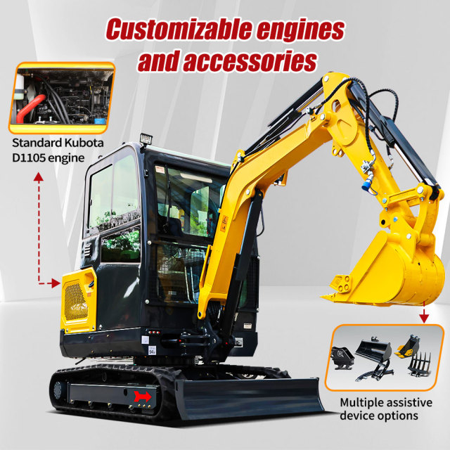 Free Shipping Mini Excavator CE Euro 5 EPA Kubota Engine Small Digger 3 Ton Crawler Excavators for Landscaping Construction,MY SHOP,Free Shipping Mini Excavator CE Euro 5 EPA Kubota Engine Small Digger 3 Ton Crawler Excavators for Landscaping Construction