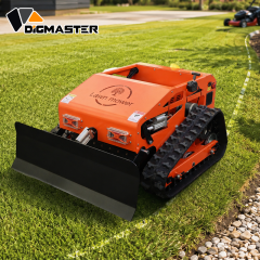 High Power 75HP Diesel 4WD Remote Control Robotic Mulcher Crawler Mower 22 Cutting Width for 55 Degree Steep Slope Vegetation